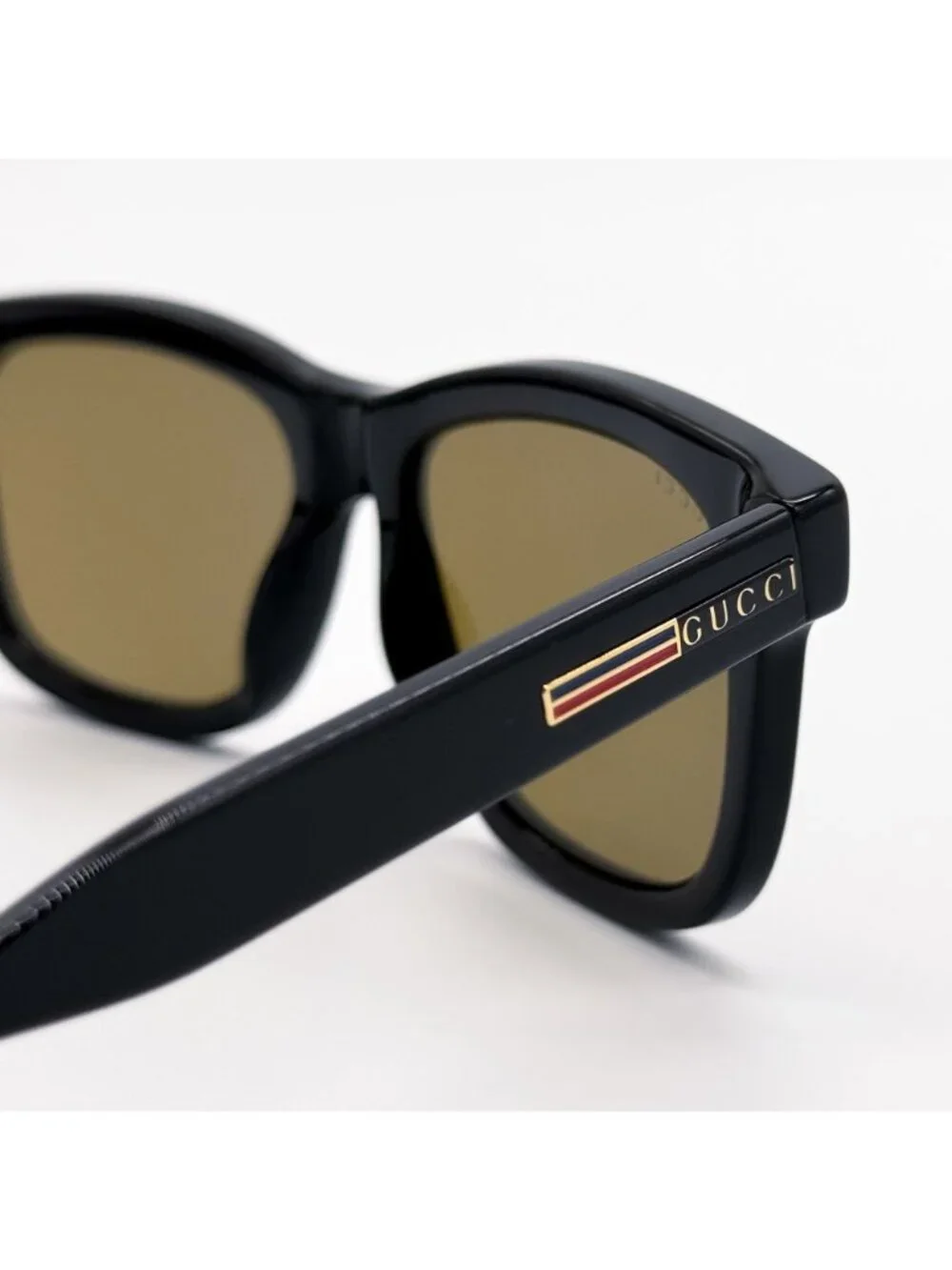 NWT Gucci GG0824S 006 Black Green Classic Men Sunglasses